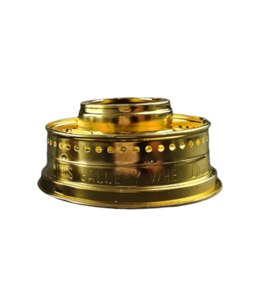 Aladdin Lamp Loxon Gallery Oil Lamp Chimneys (Brass & Chrome)